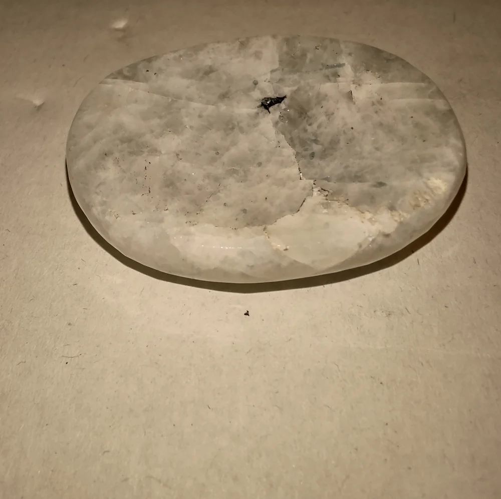 Moonstone worry stone. - Picture 3 of 5